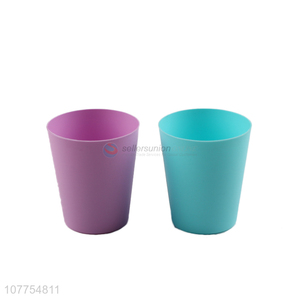 Simple Design Colorful Juice Cup Fashion Water Cup Plastic Cup