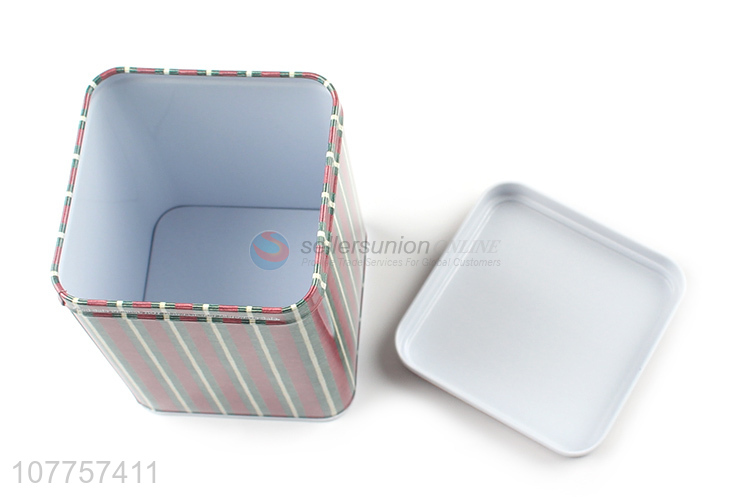 Best Selling 3 Pieces Square Tin Can Storage Tin Box Set