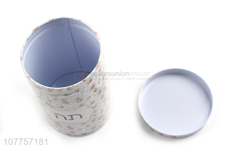 Good Sale Cylindrical Jar Fashion Tin Can Tea Jar