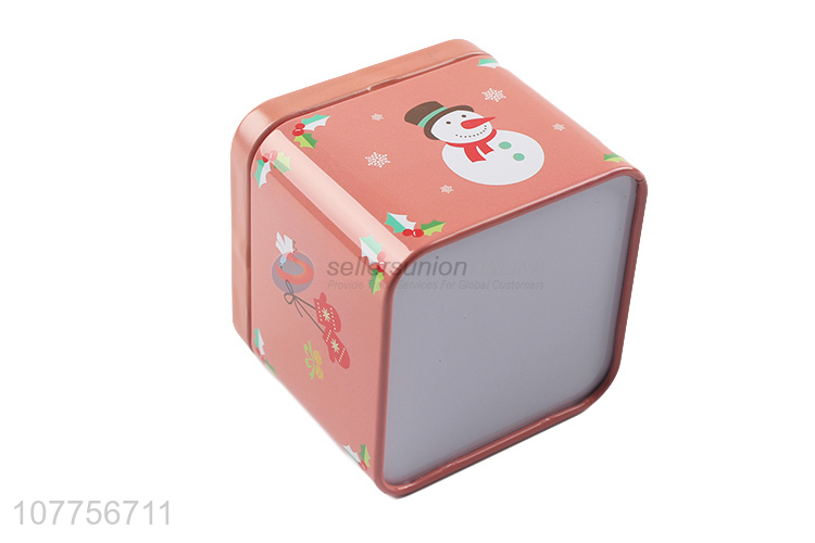 Popular Christmas Printing Tin Box Festival Gift Box Candy Box