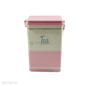 Hot Selling Tin Box Storage Box Fashion Tea Caddy