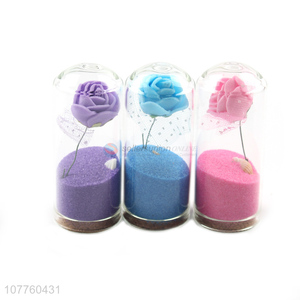 Fashion Design Simulation Rose Glass Bottle Wishing Drift Bottle