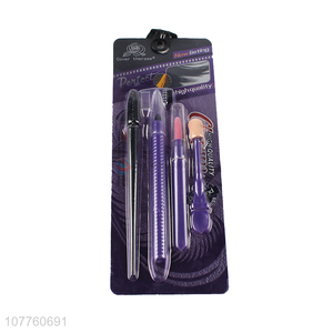 New Arrival <em>Lip</em> <em>Gloss</em> Eye Shadow Eyebrow Brush Makeup Tool Set