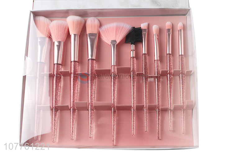 Wholesale cheap price girls makeup brush set with high quality