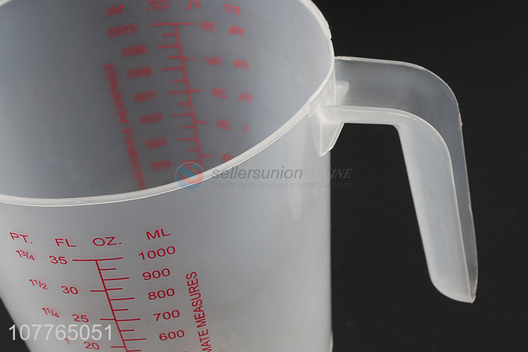 Factory supply 1000ml plastic measuring cup measuring cup jug