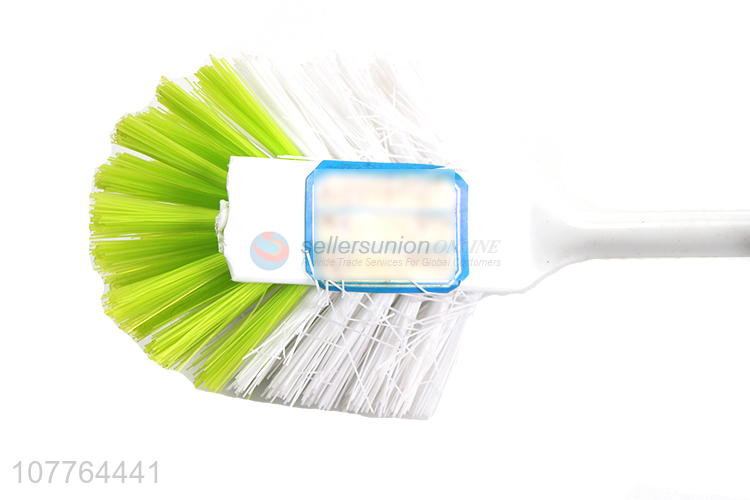 High quality long handle plastic toilet cleaning brush with hard bristle