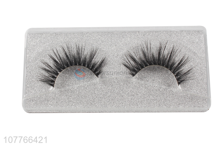 Factory direct sale ladies makeup tools 5D long black box false eyelashes