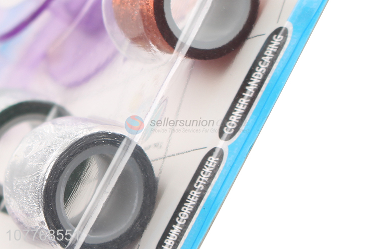 Factory direct sale sequin printed paper tape with tape divider set