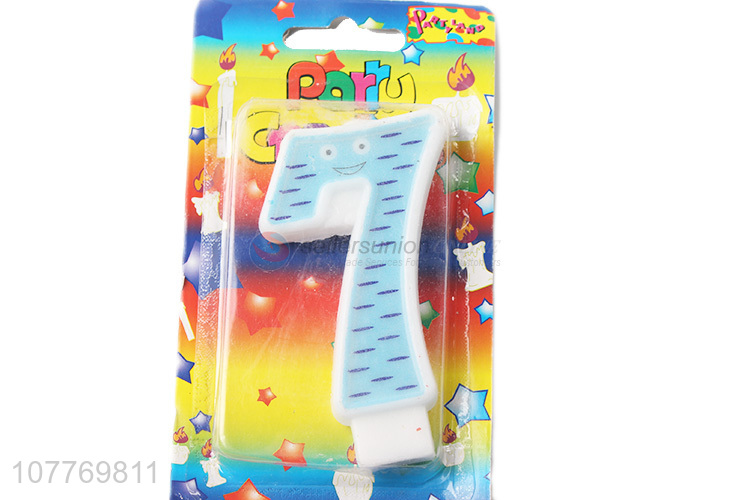 Fashion product decorative kids number candle for sale