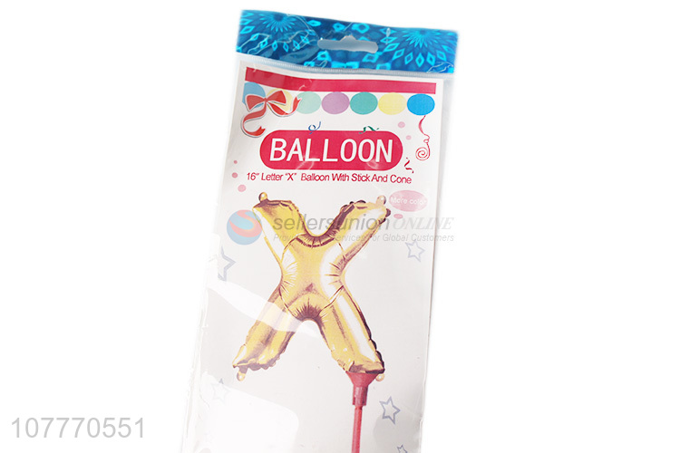 Good sale cheap price letter foil balloon for décor