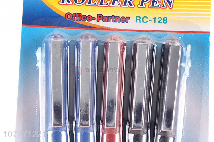 Wholesale 5 Pieces Roller Pen Office Fountain Pen Set