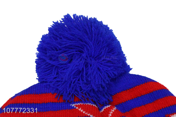 Wholesale casual melon fur hat sports fur ball warm hat