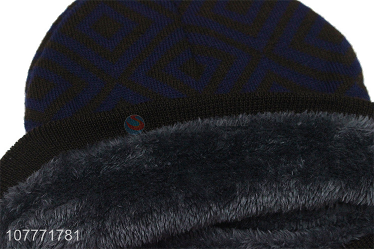 Wholesale winter fashion woolen cap sports warm knitted cap