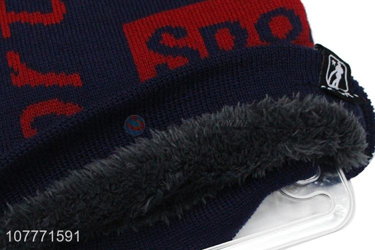 Wholesale winter hat outdoor sports warm knitted hat for men