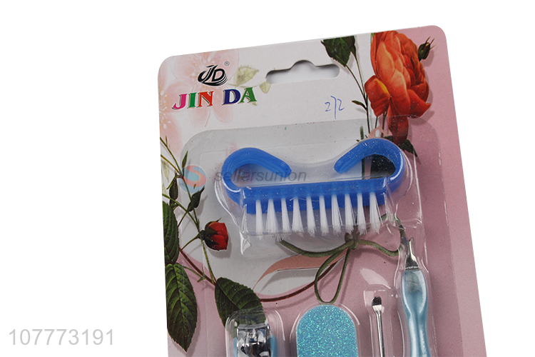 Wholesale 5 pieces beauty manicure set nail cutter nail flie set