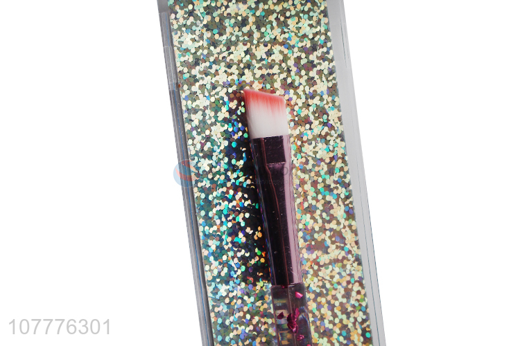 Hot selling transparent sequins decorative eye shadow brush