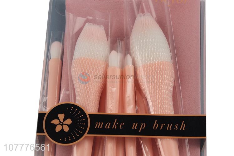 Wholesale 8pcs boxed makeup brush set with bag