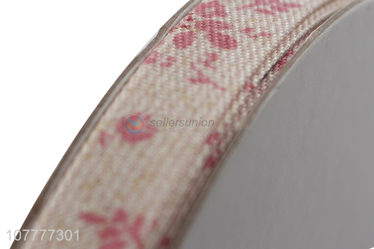 Most popular 10mm flower pattern grosgrain ribbon garment ribbon