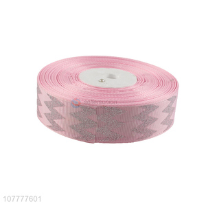 Factory supply 25mm shiny grosgrain ribbon exquisite glitter ribbon