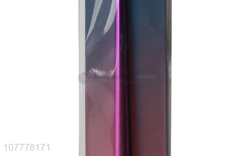 Hot sale portable tapered electroplating pressure tube eye shadow brush