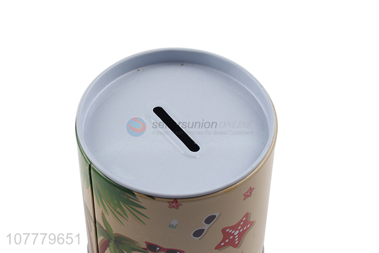 Cool Design Cylinder Tin Can Fashion Money Box Piggy Bank