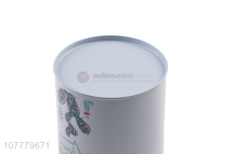 Good Price Tin Case Fashion Money Box Cylinder Piggy Bank