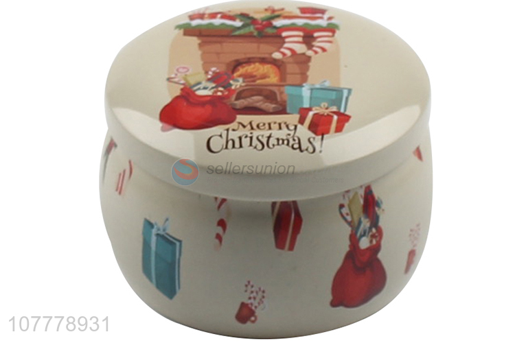 Good Price Tin Case Candle Holder Tin Jar For Christmas Gift