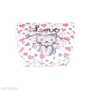 Custom logo travel pvc cosmetic bag toiletry bag with zipper