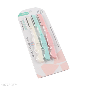 New design colourful folding eyebrow razor for sale