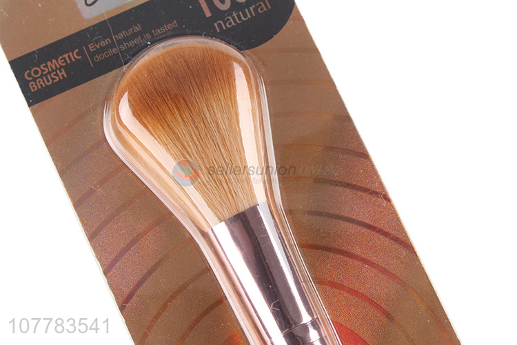 New arrival makeup brush blush brush with glitter plastic handle