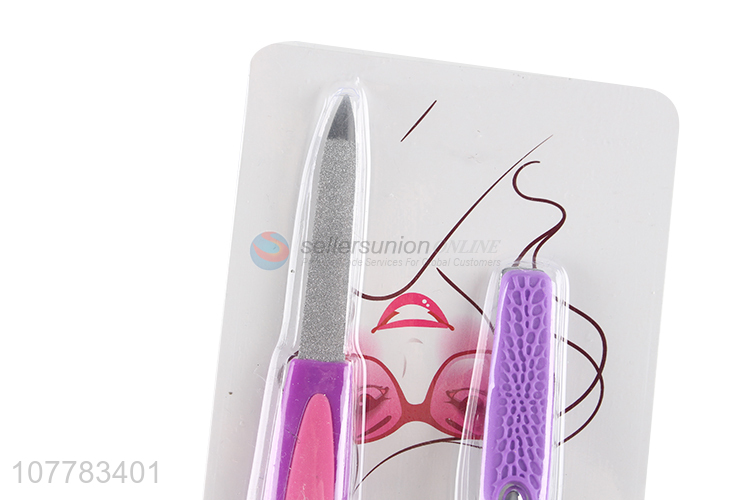 Promotional manicure pedicure kit nail cutter nail file set