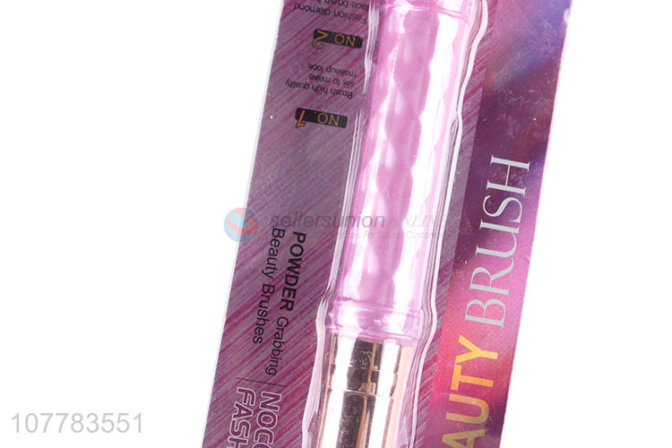 Wholesale cosmetic makeup brush blush brush with diamond handle