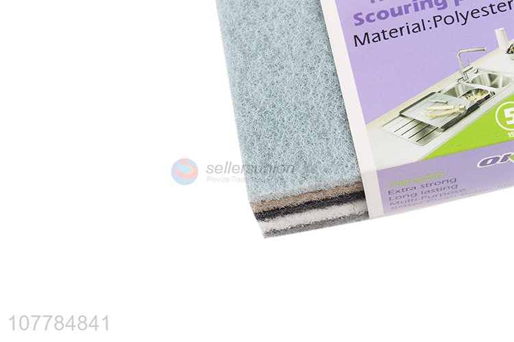 Household kitchen washing scouring pad for cleaning 