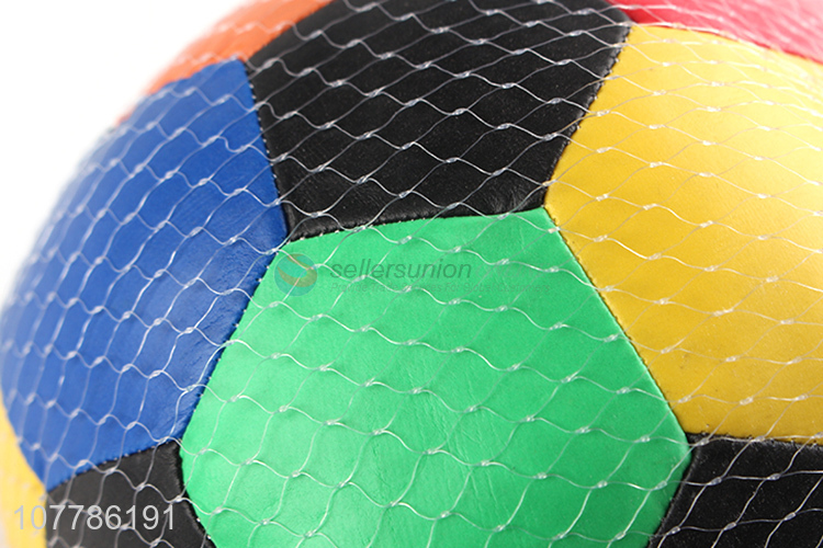 Wholesale 8 inch colorful football soccer set kids toy ball