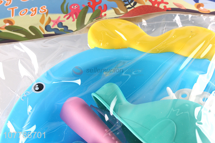 Wholesale baby shower toys infant plastic tub set toys