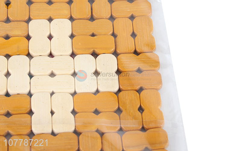 New design square bamboo mat household coaster table bowl mat