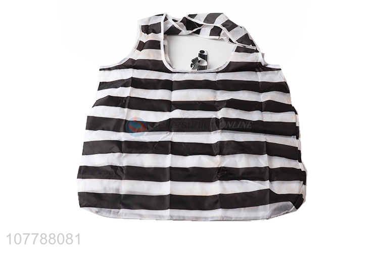 Most popular stripe waterproof supermarket shopping bag