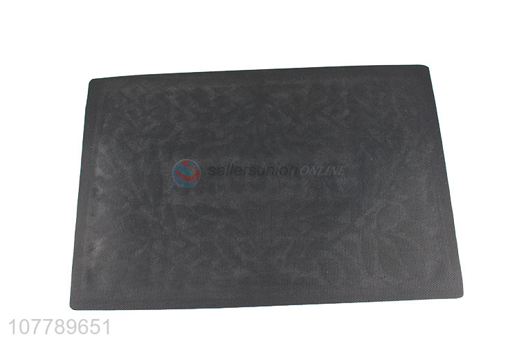 Wholesale heavy duty brushed rubber floor mat door mat for home