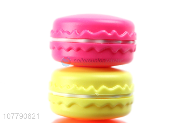 Hot product 6 colors macaron shape highlighter pen kids school stationery