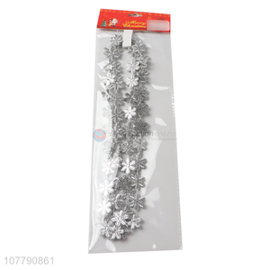 Popular product silver snow hanging christmas accessory