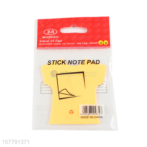 Good quality neon color paper memo pad removable sticky note