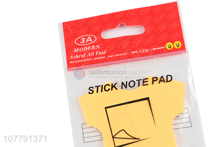 Good quality neon color paper memo pad removable sticky note