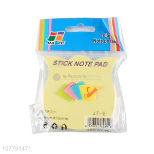 Hot selling office school sticky note pad sticky memo pad