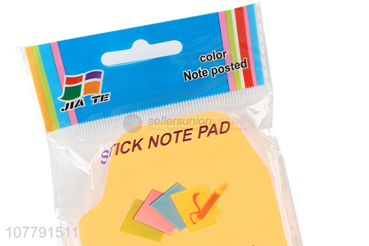 New design fluorescent sticky note post-it note memo pad