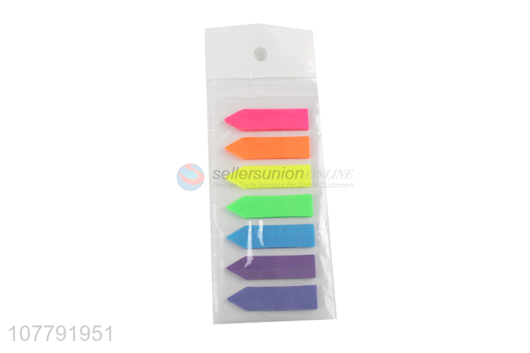 Promotional colorful die-cut index bookmark sticky notes student supplies