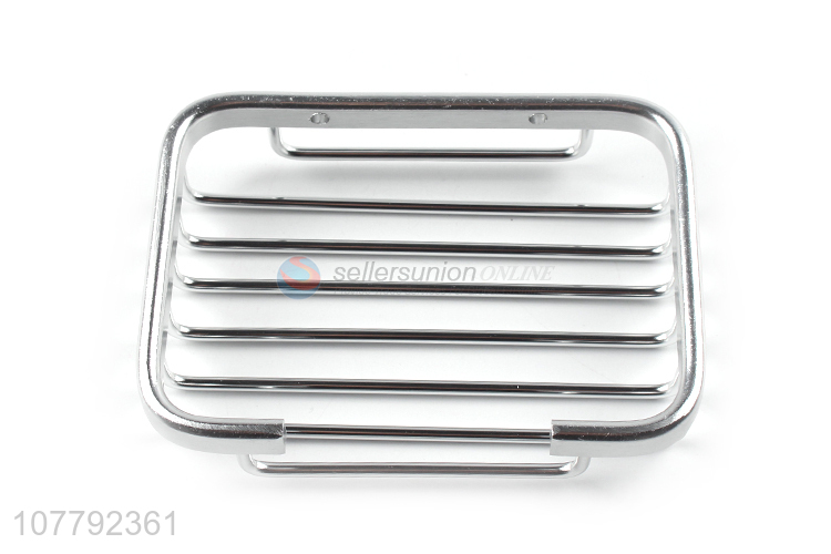 Wholesale metal soap dish drain hollow soap dish