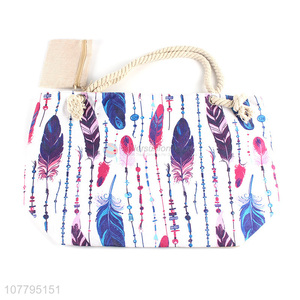 Creative Printing Beach Bag Portable Shopping Tote Bag