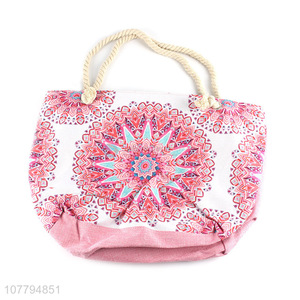 Wholesale Color Printing Tote Bag Fashion Beach Bag