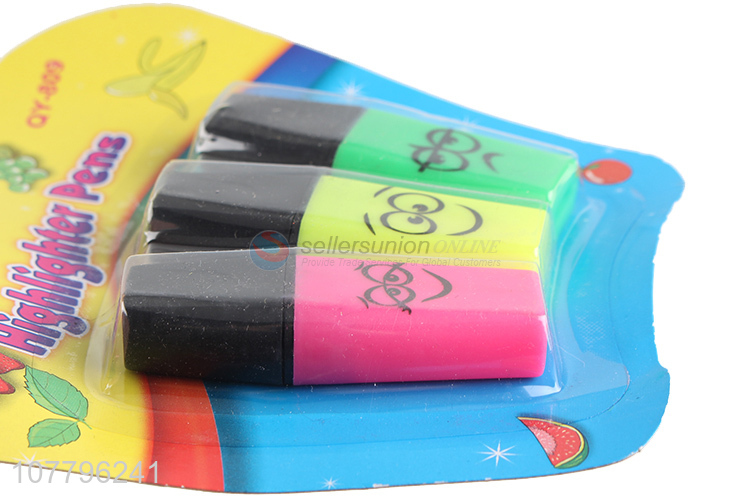 Best selling multicolor highlighter pen hand account marker pen