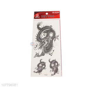 Cheap price temporary tattoo arm tattoo sticker with dragon pattern